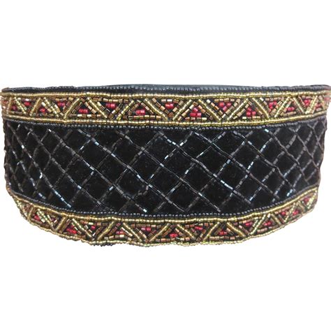 vintage dior beaded belt|Dior Beaded Belt Vintage .